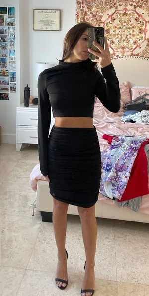 Boutique Skirt Set Black thumbnail 5