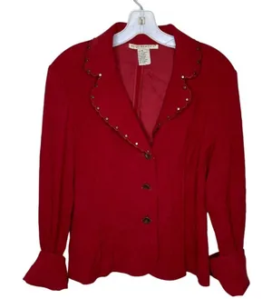 Vintage Requirements Red Jacket‎ Size M thumbnail 1