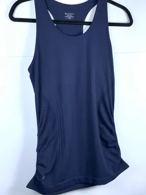 Athleta Womens Tank Top Small Navy Blue Racerback Running Workout Athletic thumbnail 5