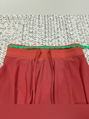 NWOT Halara Coral High Waisted Drawstring Mesh 2-in-1 Pocket Maxi Skirt thumbnail 11
