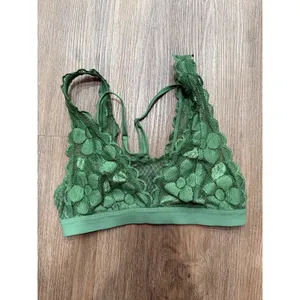 Aerie Bra Womens Small Fa La Lace‎ Longline Bralette Green Alpine S thumbnail 2