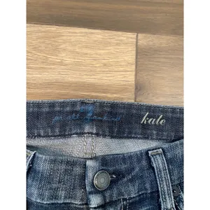 7 For All Mankind The Kate Straight‑Leg Jeans Size Dark Wash Made in USA thumbnail 4