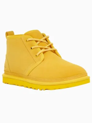 UGG Neumel Canary Yellow Suede Chukka Boots - Women's Size 8 thumbnail 8