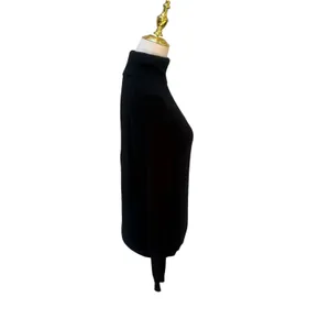 Charter Club Turtleneck Sweater S Black 100% Cashmere Luxury Knit Minimalist thumbnail 5