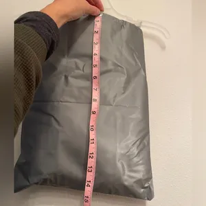PRADA Nylon Drawstring Dust Bag Gray Red White PRADA Stripe Logo thumbnail 7