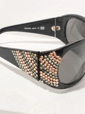 Missoni Black Rhinestone Jeweled Sunglasses thumbnail 5