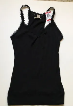Great lace black top. BNWT. XS. thumbnail 1