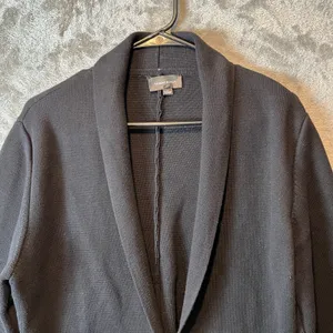Summersalt The Ribbed Sweater Blazer Women's Size Medium Black‎ Organic Cotton thumbnail 2