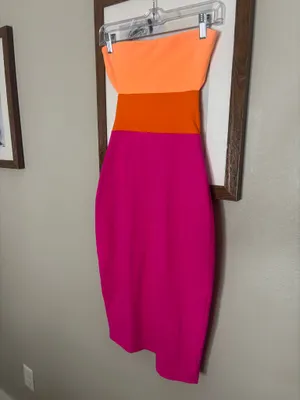 Susana Monaco color block cut out tube dress thumbnail 3