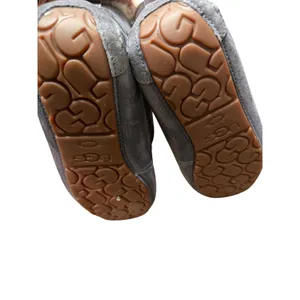 UGG Australia Women's Elana‎ Slipper Sheepskin Lined Moccasin Dark Gray Size 7 thumbnail 3