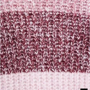 Torrid Pullover‎ Slouchy V-Neck Tunic Sweater Chunky pink ombre Stripe M/10/00 thumbnail 7
