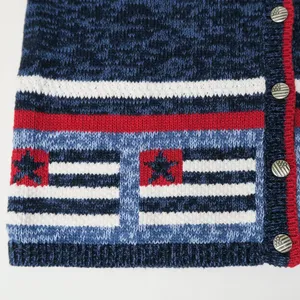 Vintage Y2K Christopher & Banks American Flag Sweater Vest thumbnail 6