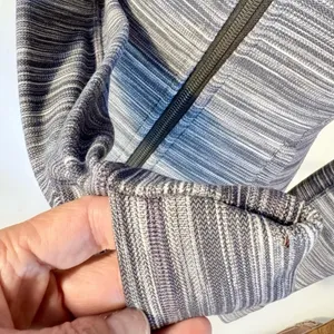 Lululemon Hooded Define Jacket Nulu Mini Space Dye Herringbone Heathered Sz 2 🧡 thumbnail 8