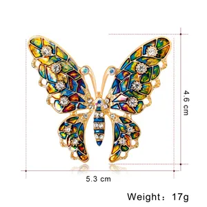 Colorful Butterfly Brooch Pin for Women thumbnail 3