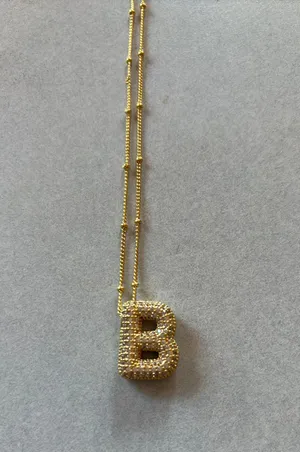 Bundle Of “B” Necklaces Multiple thumbnail 3