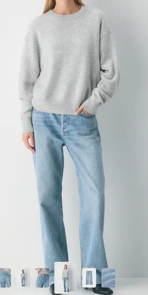 Aritzia Denim Forum the '90s Vintage Lo-Rise Straight Jeans thumbnail 1
