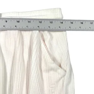 Tommy John Womens White‎ Ribbed Pajama Lounge Jogger Pants Small Cozy PJs EUC thumbnail 8