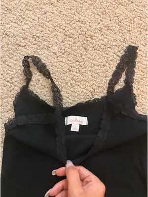 Target Plain tank top with lace thumbnail 2