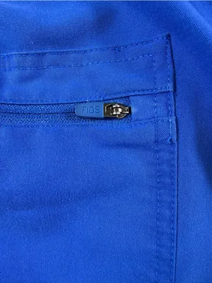 Figs Women's Technical Collection Royal Blue Joggers with Drawstring thumbnail 3