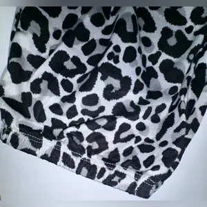 Christian Siriano‎ Pajama Set Super Soft Leopard Pants Lounge Joggers L NWT thumbnail 5