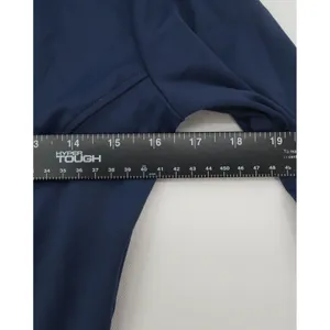 Dizoboee Womens XS Navy Blue Full Zip Athletic Jacket Thumbholes Mock Neck Yoga thumbnail 7