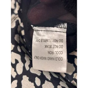 Princess Polly Women Mini Skirt 4 Cream Black‎ Leopard Animal Print A-Line Chic thumbnail 5