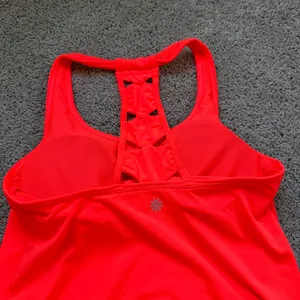 Athleta XO Tank Top Coral Sizzle Neon Orange Size Small thumbnail 8
