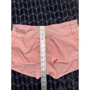 Lululemon Women's Run Time Shorts Athletic Liner Pink Size 6 thumbnail 7