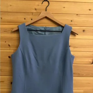 NWT Oscar De La Renta Size 8/M Wool Blend Sheath High Neck Knee Length Dress thumbnail 5