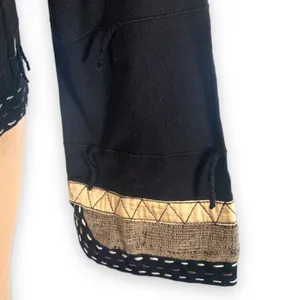 Vintage Yak Magik Jacket 90s‎ Embroidered Western Boho Cropped Black Western thumbnail 7