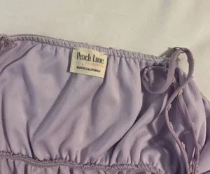 Peach Love Lilac Purple Sundress thumbnail 3