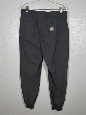 Carhartt Force Women L Gray Essential Jogger Scrub Pants Medical Nurse Doctor thumbnail 4
