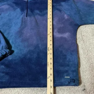 Hollister‎ Tie Dye Fleece Quarter Zip Pullover Sweatshirt Women's Size S Boho thumbnail 4