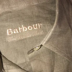 Barbour linen long sleeve ladies top button down size 6 thumbnail 4