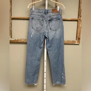 HIDDEN Los Angeles Ella High Rise Distressed Straight Leg Jeans Size 24 thumbnail 2