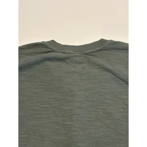 Aerie Womens Small Waffle Knit Henley Crop Top Long Sleeve Sage Green Buttons thumbnail 5