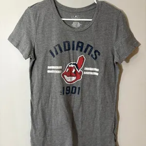 cleveland indians‎ babydoll tee Size L thumbnail 1