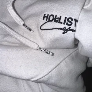 Hollister California Logo Fleece Hoodie Sweatshirt White Size XSMALL Unisex thumbnail 5