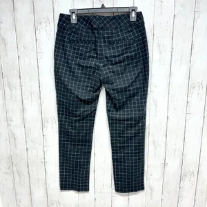 White‎ House Black Market Pants Women 4 Plaid Crop Slim Straight Business Casual thumbnail 6