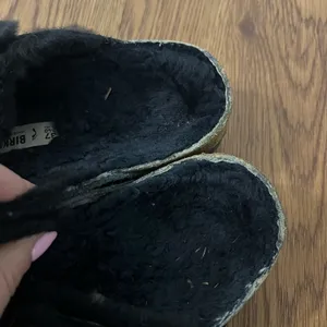 Birkenstock Black Arizona Shearling Sandals Size 6 US $160 thumbnail 4