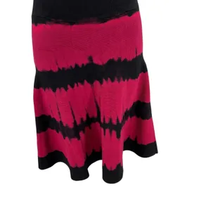 Karen Millen‎ Dress Bodycon Fit & Flare Sleeveless Tie Dye Red Black Size Small thumbnail 7