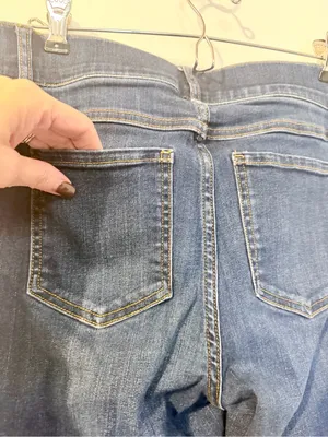Spanx High Rise Flare Jeans Large Midnight Shade Pull On Shaping 20327R thumbnail 6