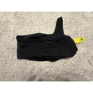 All in Motion Black Asymmetrical One‎ Shoulder Workout Bra Size 4X NWT thumbnail 3