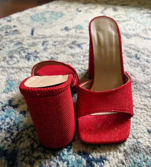 SheIn Red Mule Heels thumbnail 3
