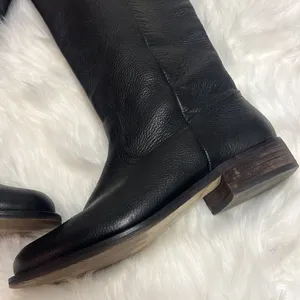 H by Halston Tall Shaft Leather Boots Size 9B BIN 12‎ thumbnail 2