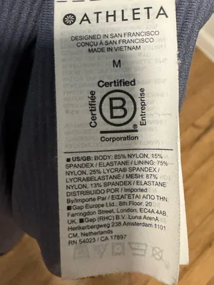 Athleta Ribbed Activewear Romper Dark Blue Gray Size Medium thumbnail 4