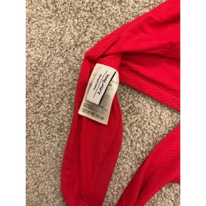 & Other Stories Red High Neck Halter Bikini Top Scandinavian Minimalist, sz 8 thumbnail 7