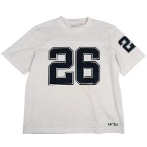 Aritzia Trading Jersey Mesh Crewneck Womens XXS White Sporty 90s Y2K Streetwear thumbnail 2