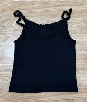 Brandy Melville Lace Trim Ribbed Tank thumbnail 1