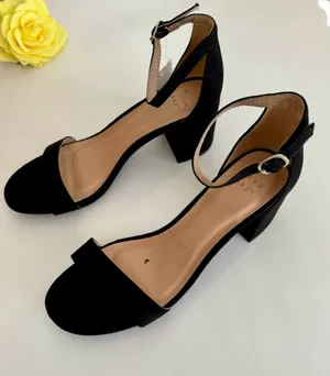 Black Suede Heels, Size 8 thumbnail 5